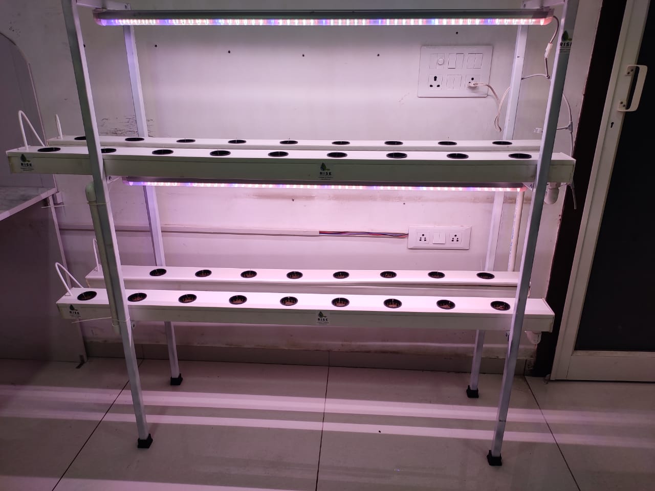 36 Planter Indoor Setup with Grow Lights